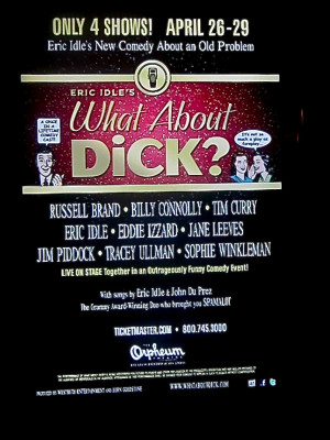 Eric Idle's What About Dick Plays Limited Engagement With All-Star ...