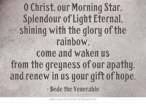 Prayer ... Bede the Venerable