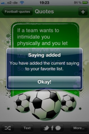 ... Jokes, Sayings and Quotes about Soccer pour capture d'écran Android