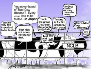 America's cows support Bush for reelection.