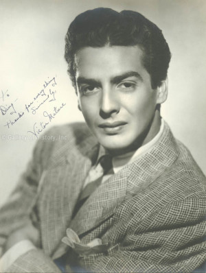 VICTOR MATURE INSCRIBED PHOTOGRAPH SIGNED DOCUMENT 260536