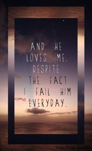 His love is unconditional