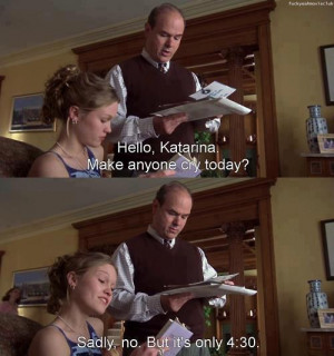 10 things i hate about you, funny, julia stiles, movie