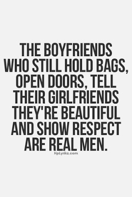 ... their girlfriends they're beautiful and show respect are real men