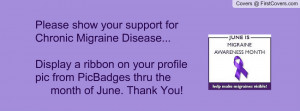 Migraine awareness Profile Facebook Covers