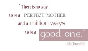 Is There a Way to Be Perfect Mother Quote No