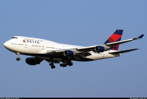 N668US Delta Air Lines Boeing 747-451 taken 11. Apr 2009 at Tokyo ...