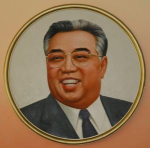 Dictator Kim il-Sung, Eternal President of North Korea and progenitor ...