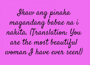 Love Quotes Tagalog Sweet