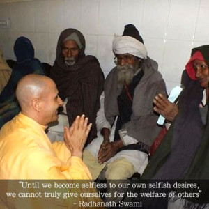 Radhnath Swami – selflessness