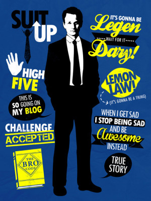 tomtrager:A tee filled with the awesomeness of Barney Stinson. True ...