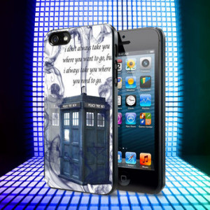 Tardis Doctor Who Smoke Quotes iPhone 4, 4S, 5, 5C, 5S Samsung Galaxy ...
