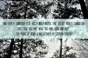 Quotes That Speak to Me: Perks of Being a Wallflower