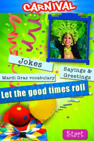 ... - Carnival & Mardi Gras - Greetings and Jokes for iPhone screenshot
