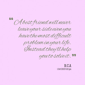 Quotes from Rosaline Carissa Wendy Wibowo: A best friend will ...