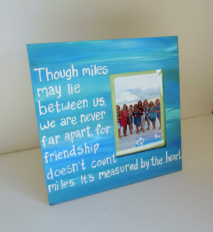 Hand Painted Picture Frame. Ready to ship, Quote 