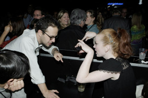 Writer/Director Jake Kasdan and Garbage's Shirley Manson at the Dewey ...