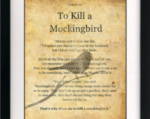 to kill a mockingbird it s a sin to kill a mockingbird art book print
