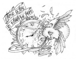 time is fire by rickisonfire hourglass time tattoo designs hourglass