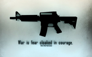 war black guns quotes fearful 1680x1050 wallpaper Military Gun HD