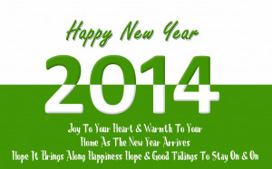 Happy New Year SMS Masseges In English 2014 With Text Images