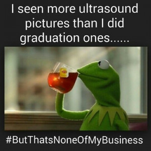 But that's none of my business