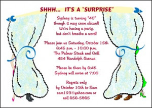 Surprise 30th Birthday Party Invitation Wording For Men