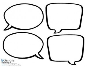 INSTANT DOWNLOAD Blank Superhero Speech Bubble by BsquaredDesign, $8 ...