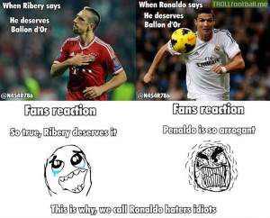 Ronaldo haters ... everywhere