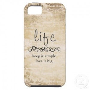 Vintage Chic Life Quote Iphone 5 Case