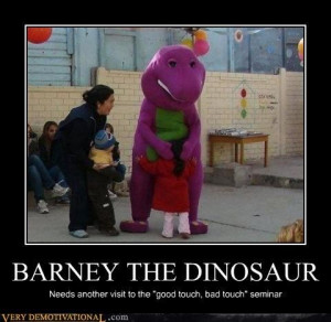 BARNEY THE DINOSAUR - #Cheezburger