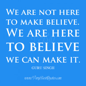 we can make it quotes, belief quotes