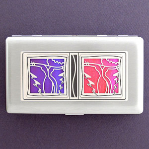 Sisters Metal Wallet - Unique sister gift you can personalize.