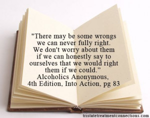 quote from # alcoholics # anonymous 4th edition into action # wise ...