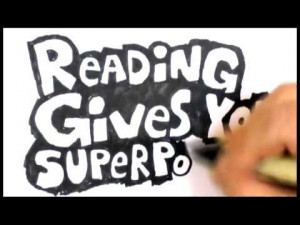 Reading Gives You Superpowers by Dav Pilkey and Captain Underpants
