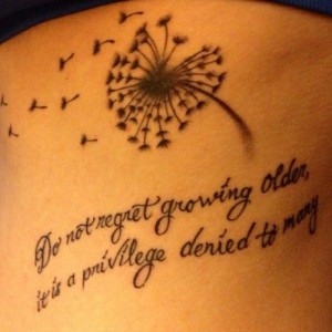 ink #dandelion #tattoo #quotetattoo #inspirational
