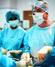 Doctor and nurse in an Operating Room