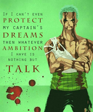 Zoro, hear, hear.