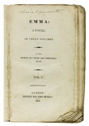 Emma, 1816. Murray published four of Jane Austen`s six completed ...