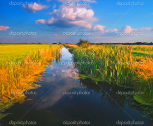 Sunny Spring Day Sunny spring day - stock