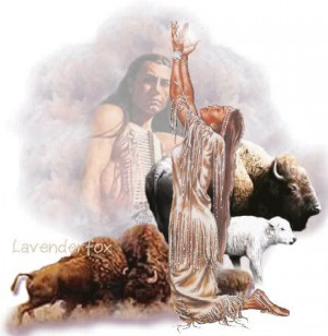 Native American Buffalo Image