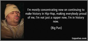 More of quotes gallery for Big Pun's quotes