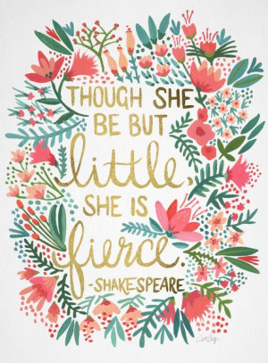 ... Quote, Fierce Quote, Quotes, Little Girl Quote, Typography Quote, Art