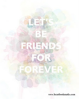 Let's be friends forever quote | Prints, posters and quotes