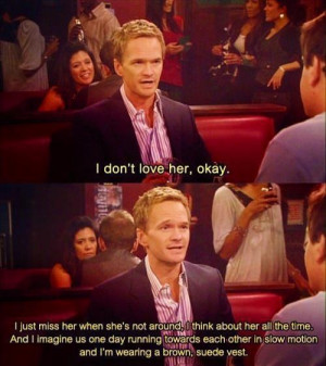 ... Tries Denying He’s In Love With Robin On How I Met Your Mother
