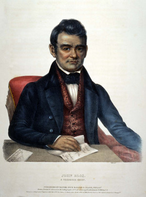 Cherokee Chief John Ross and the Cherokee Nation