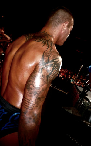Randy Orton’s Tattooed Bible Verse: “ Be sober, be vigilant ...