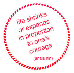 Anais Nin Quote: Life Shrinks or Expands in Proportion to One’s ...