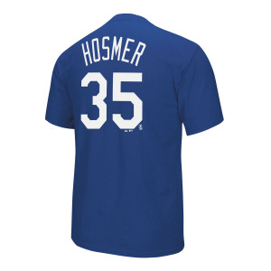 Kansas City Royals Eric Hosmer MLB Player Name & Number T-Shirt (Royal ...