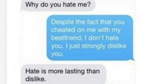 ... Texts an Ex-Girlfriend Who Cheated On Him with His Best Friend